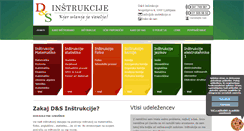 Desktop Screenshot of ds-instrukcije.si